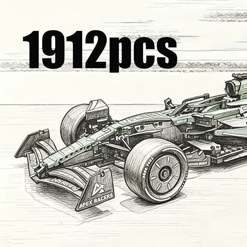 מכונית דגם APEX RACERS להרכבה – 1912 חלקים