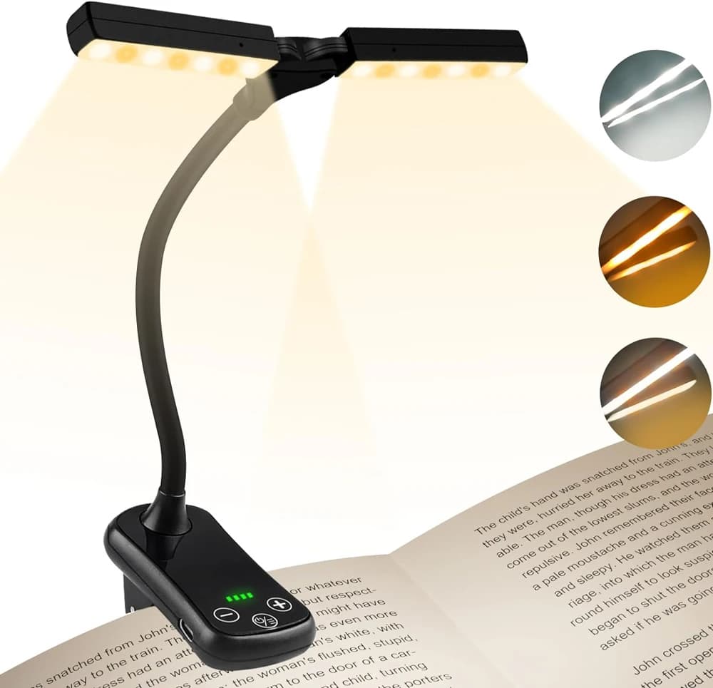 מנורת קריאה נטענת USB – 8 דרגות בהירות